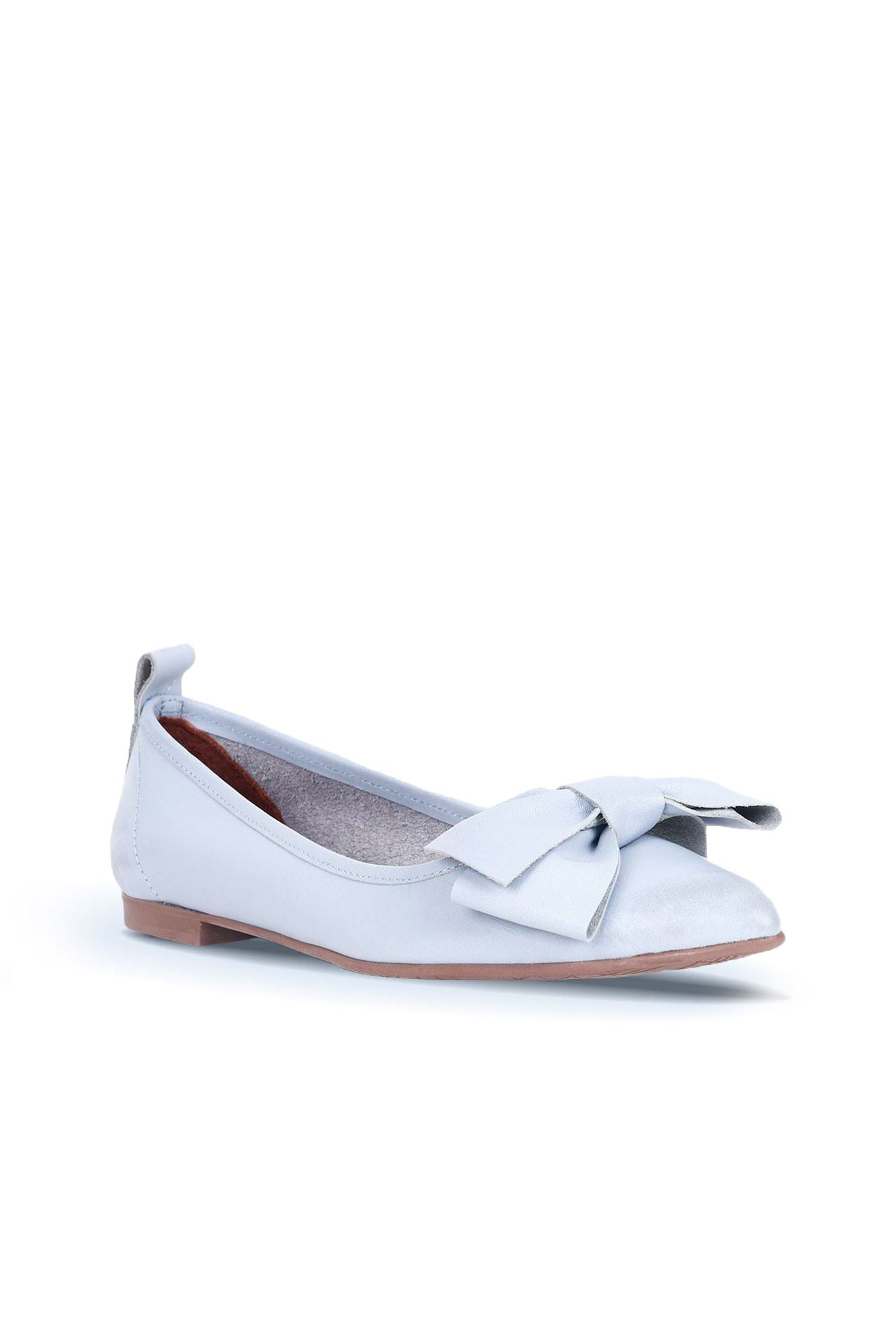 Bueno Women's Leather Ballerina