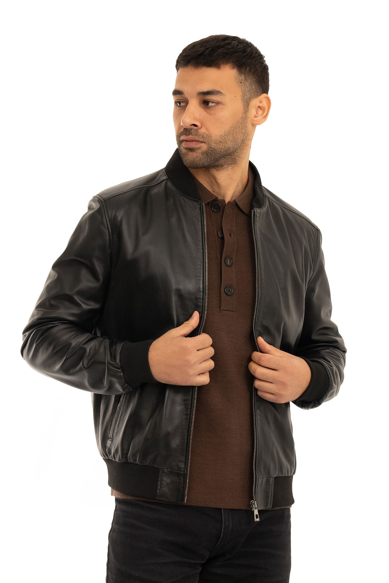 Bueno Men's Leather Jacket