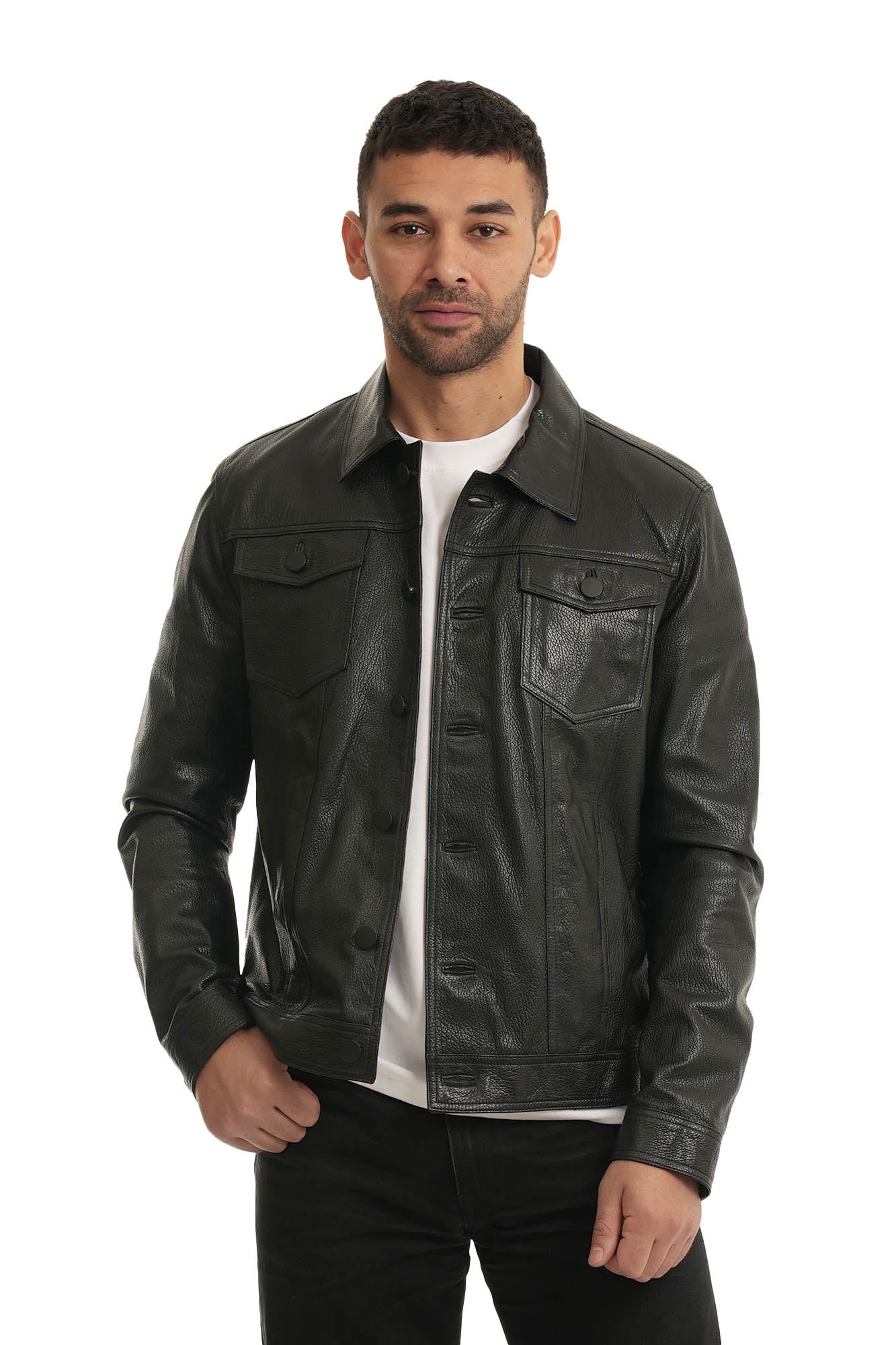 Bueno Men's Leather Jacket