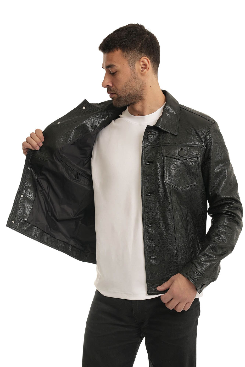 Bueno Men's Leather Jacket