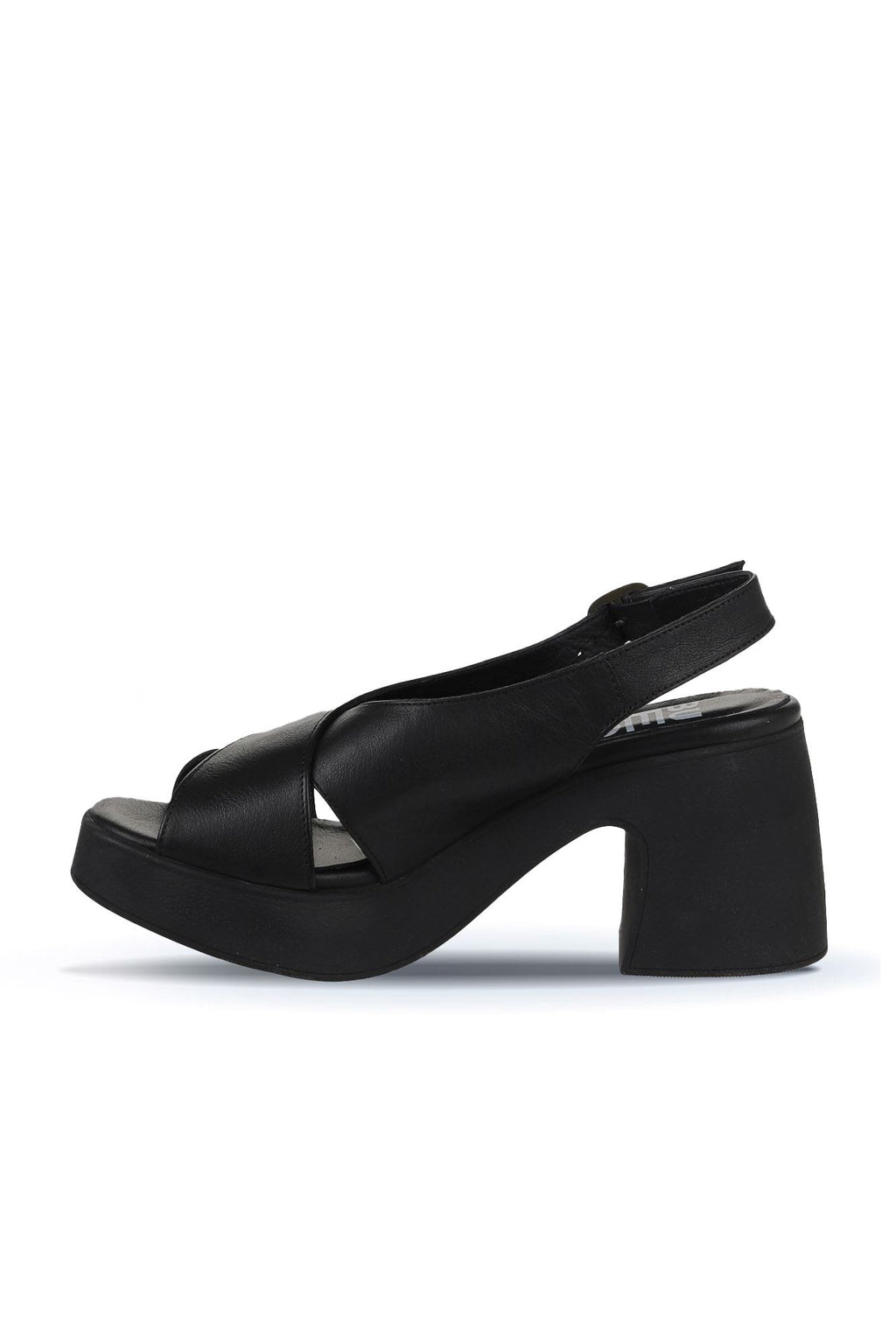 Bueno Women's Leather Heeled Sandal