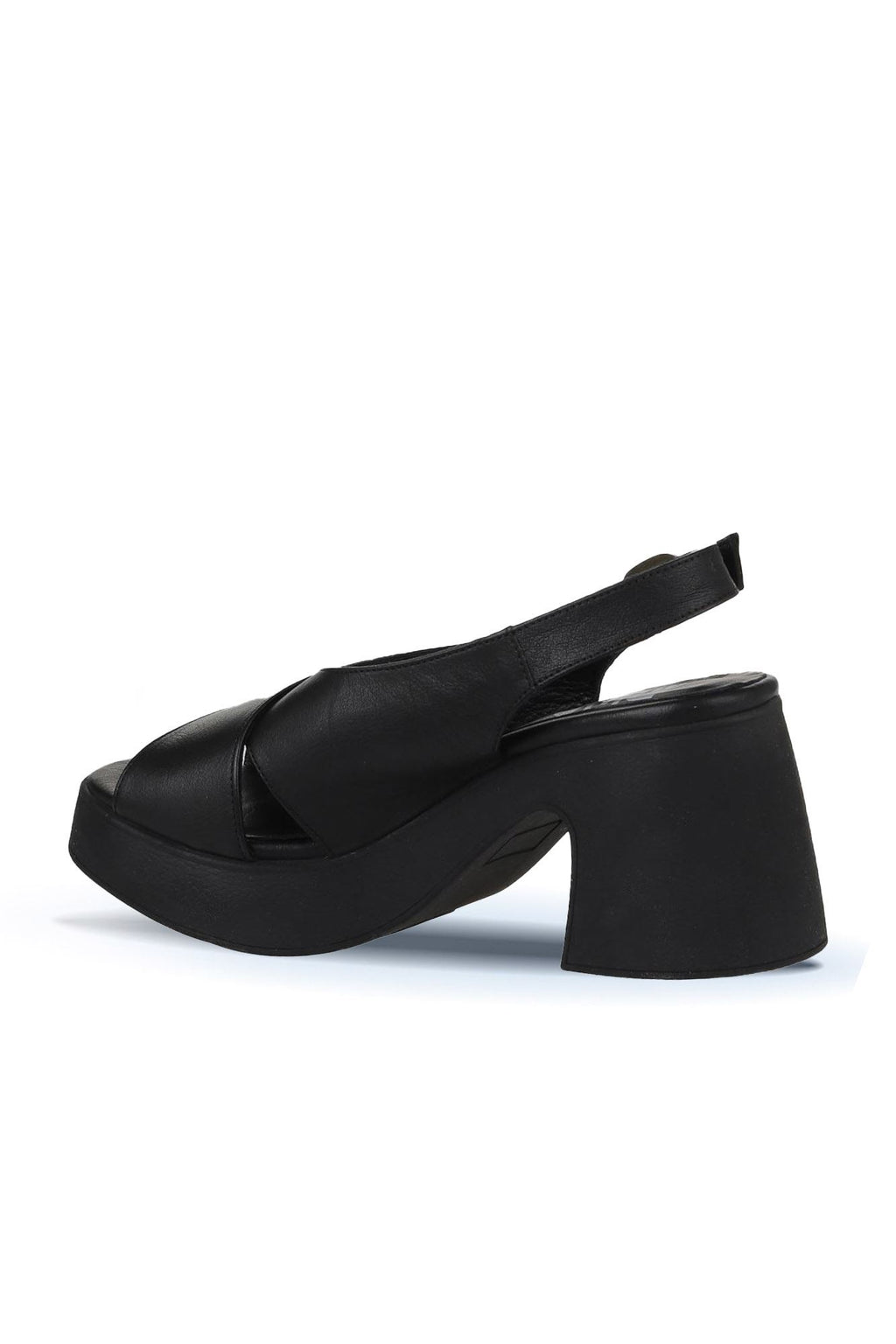 Bueno Women's Leather Heeled Sandal