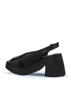 Bueno Women's Leather Heeled Sandal