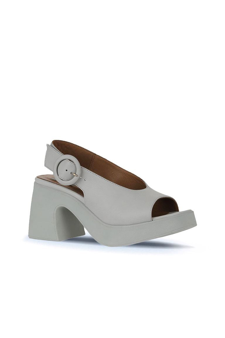 Bueno Women's Leather Heeled Sandal