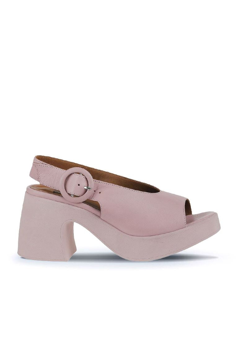 Bueno Women's Leather Heeled Sandal