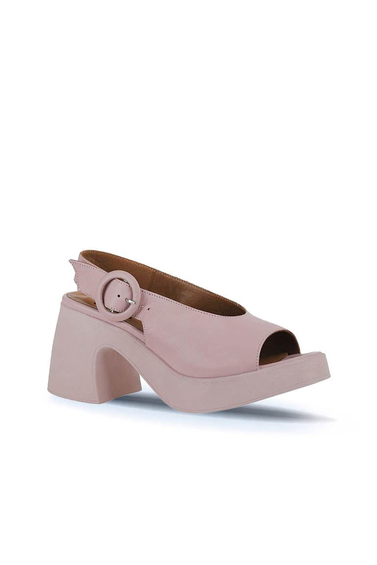 Bueno Women's Leather Heeled Sandal