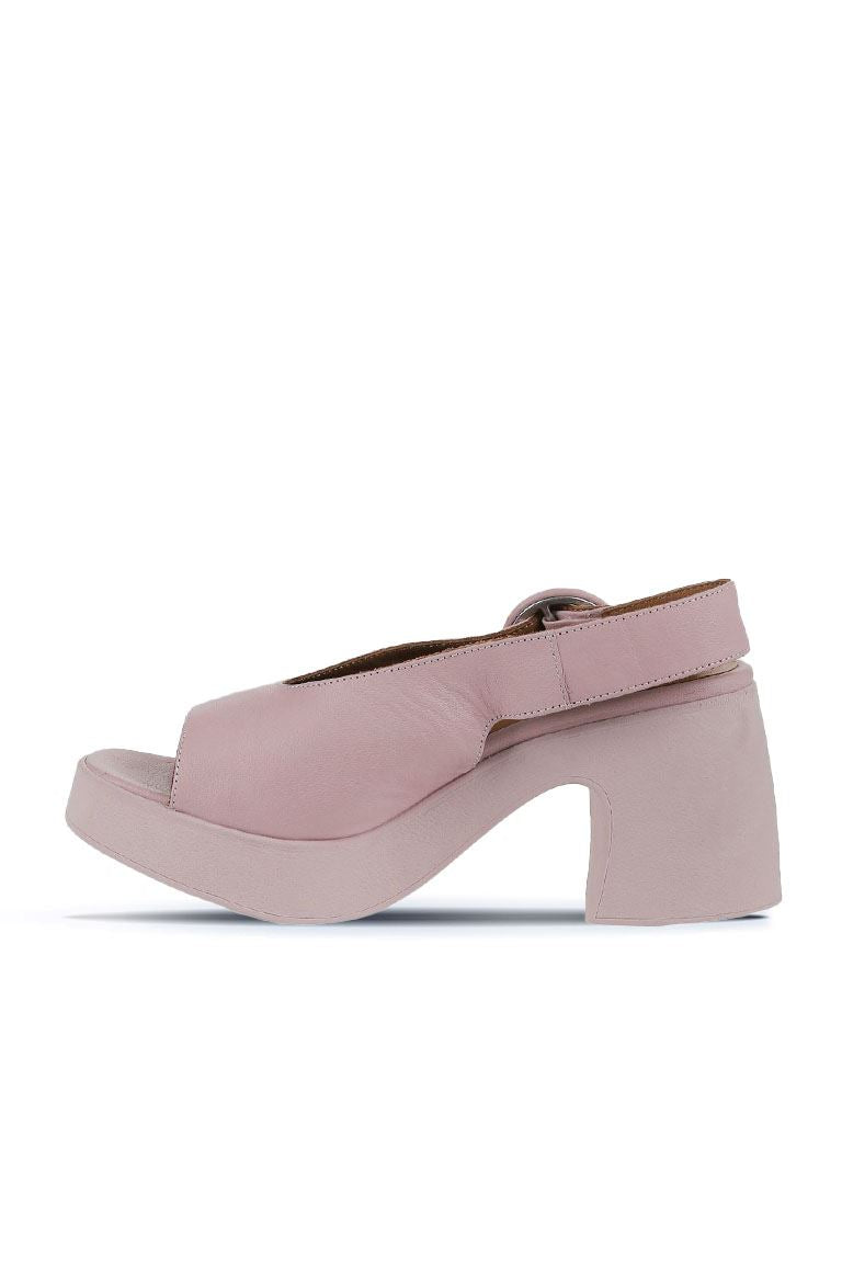 Bueno Women's Leather Heeled Sandal