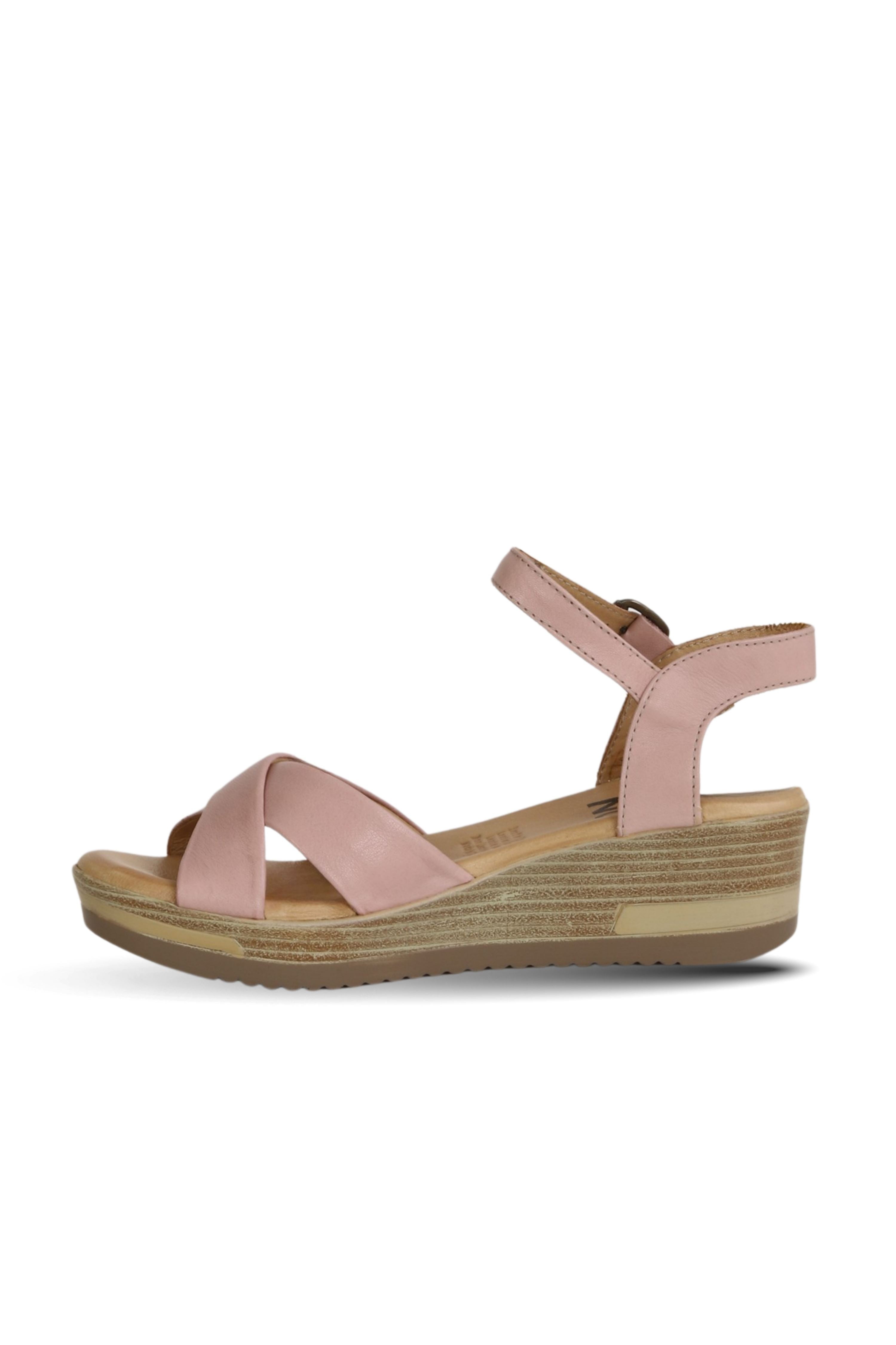 Bueno Women's Leather Wedge Sandal