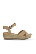 Bueno Women's Leather Wedge Sandal