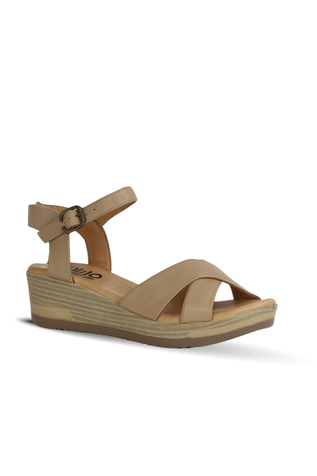 Bueno Women's Leather Wedge Sandal