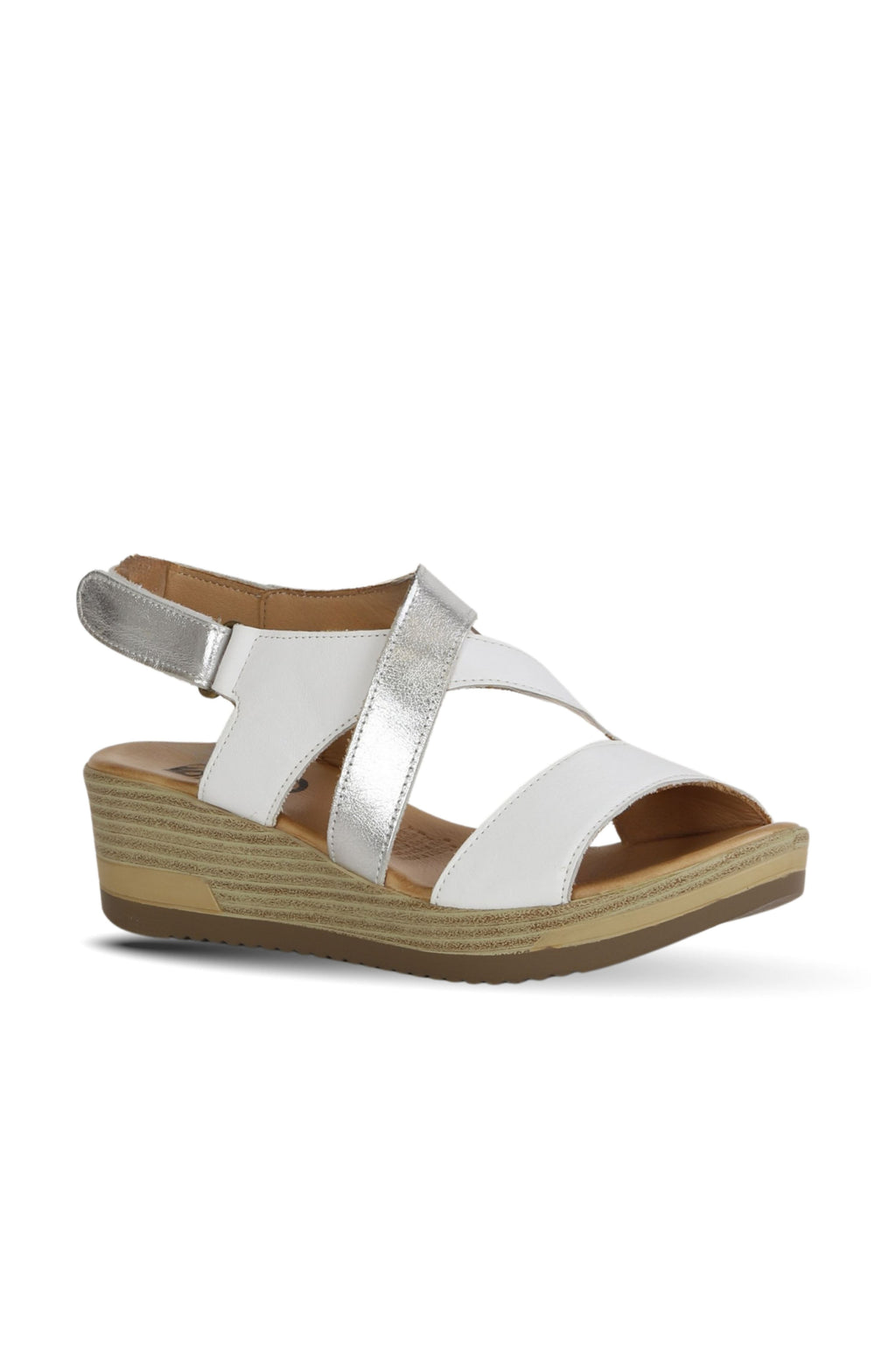 Bueno Women's Leather Wedge Sandal