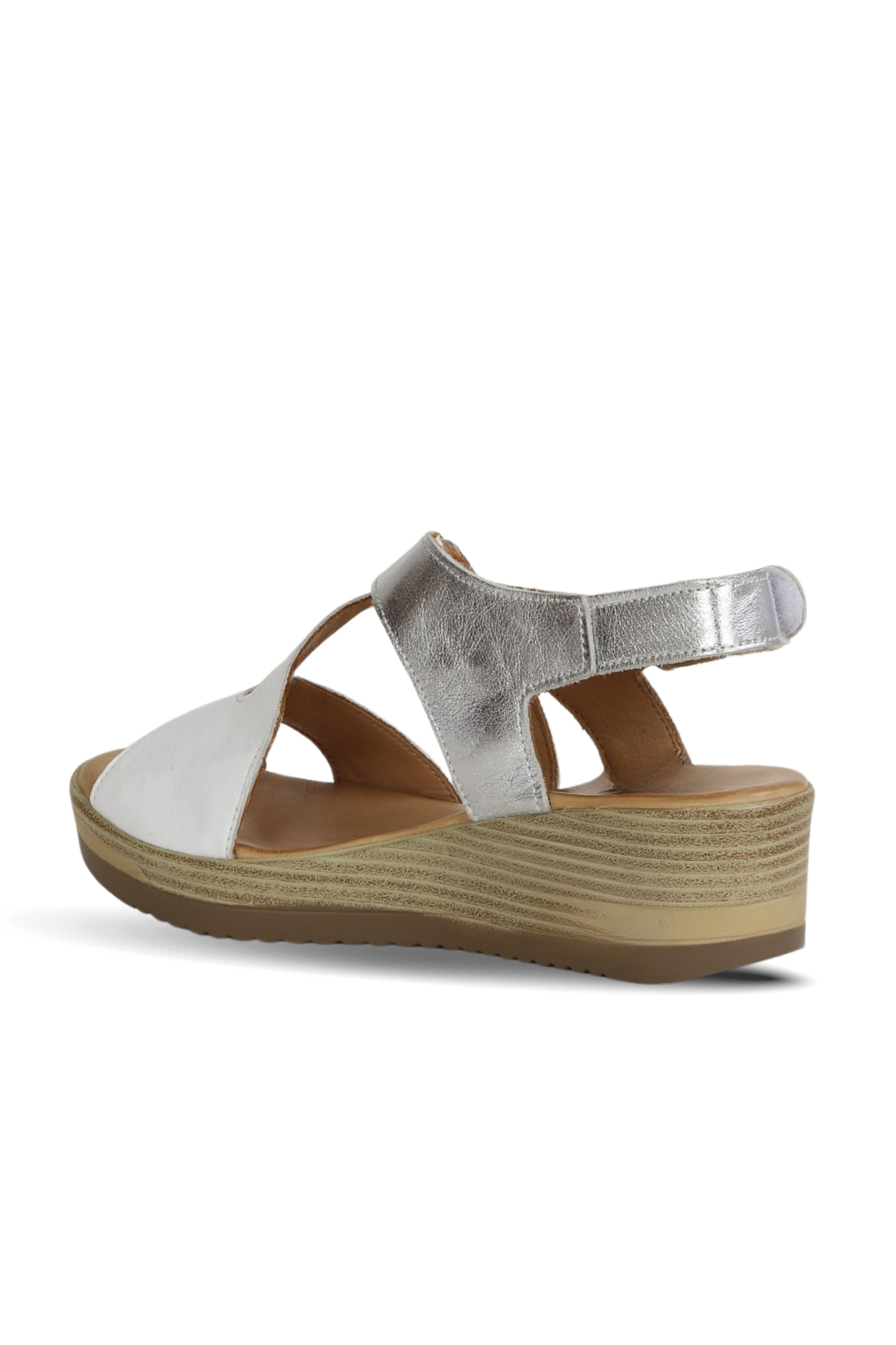 Bueno Women's Leather Wedge Sandal