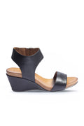 Bueno Women's Leather Wedge Sandal