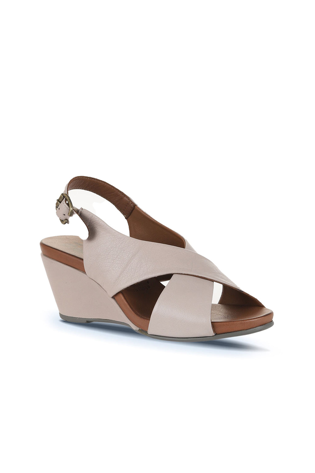 Bueno Women's Leather Wedge Sandal