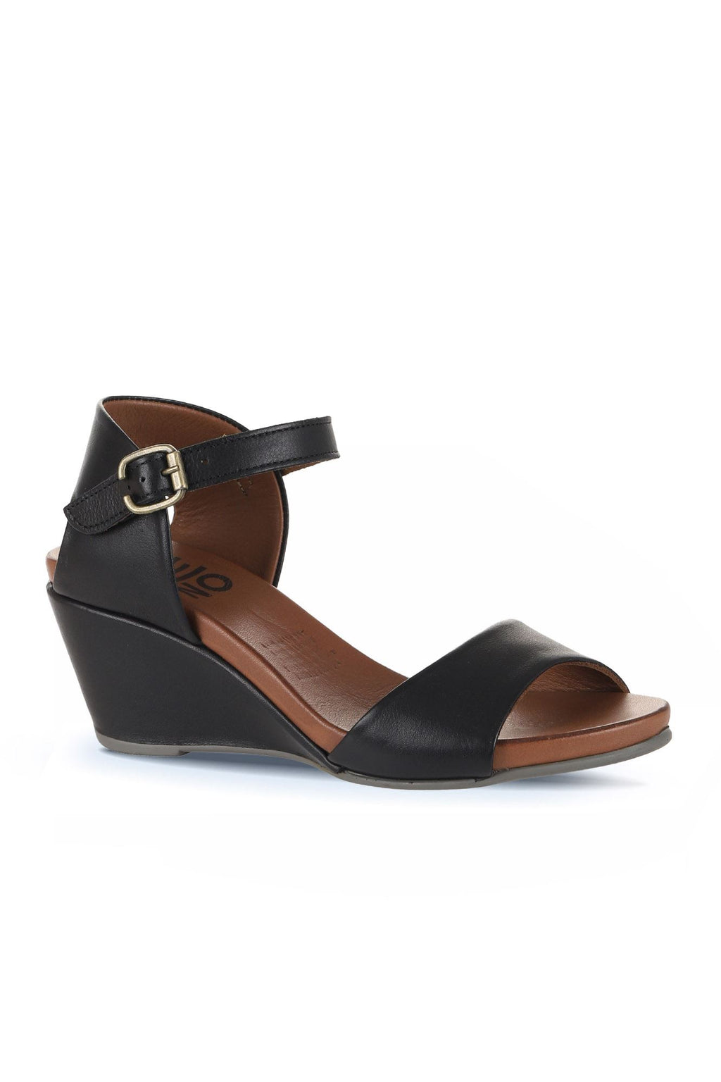 Bueno Women's Leather Wedge Sandal