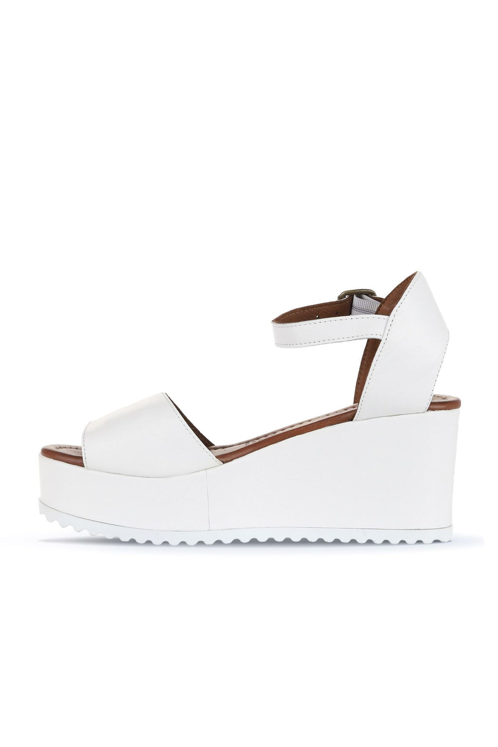 Bueno Women's Leather Wedge Sandal