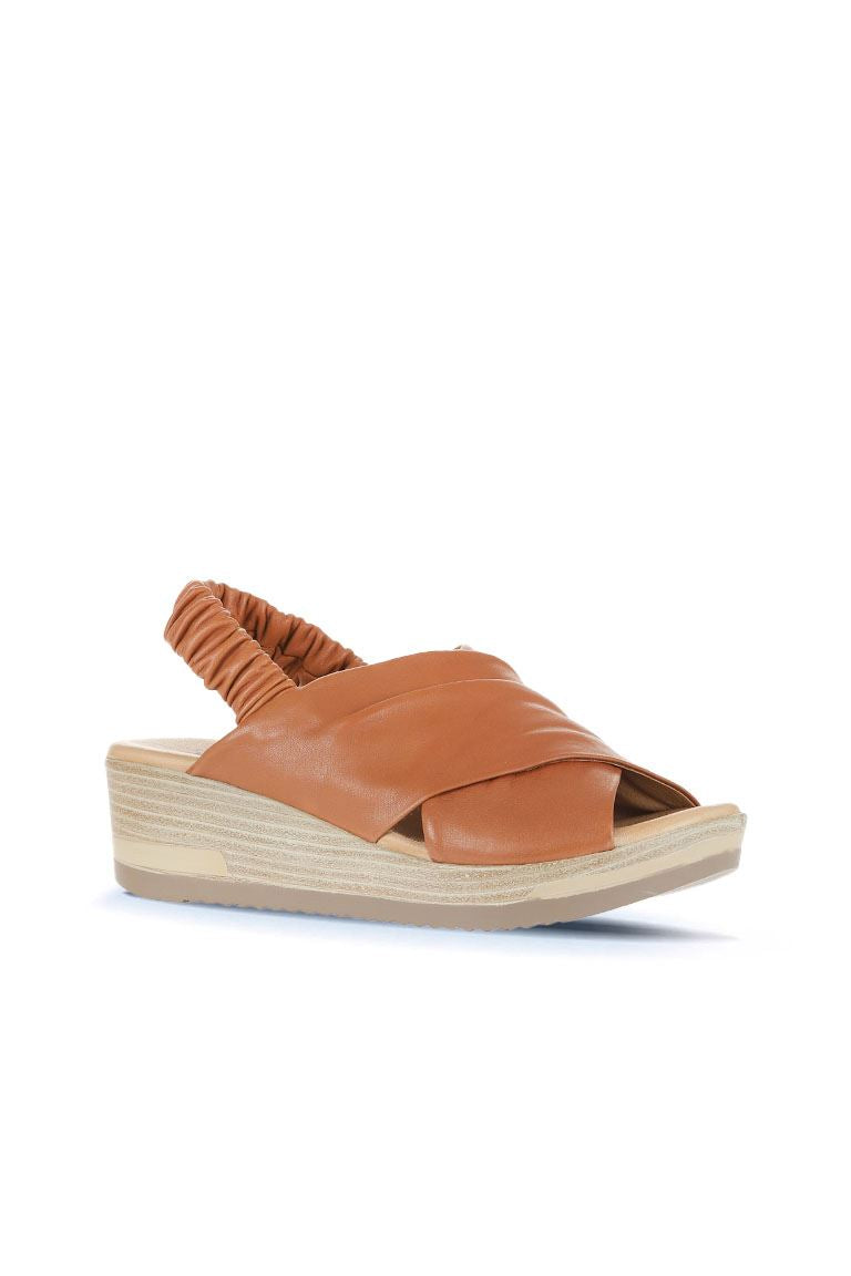 Bueno Women's Leather Wedge Sandal