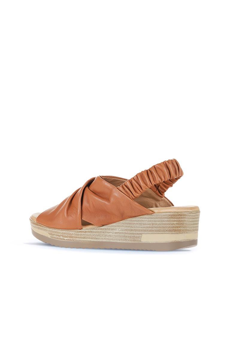 Bueno Women's Leather Wedge Sandal