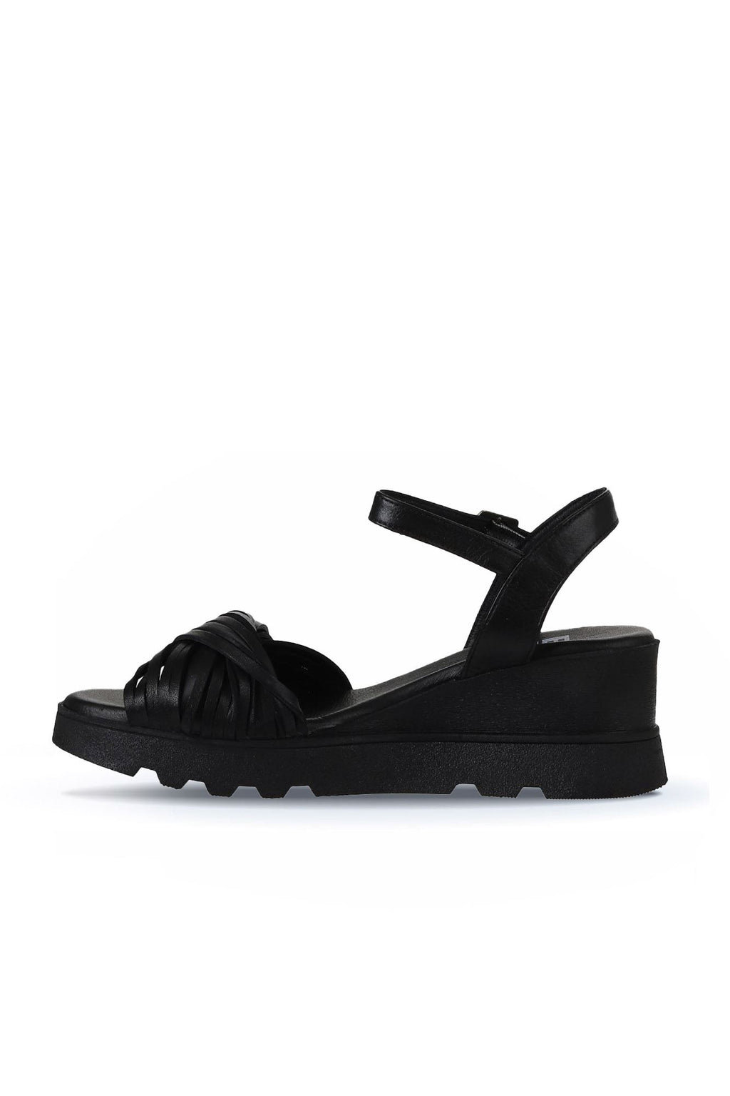 Bueno Women's Leather Wedge Sandal