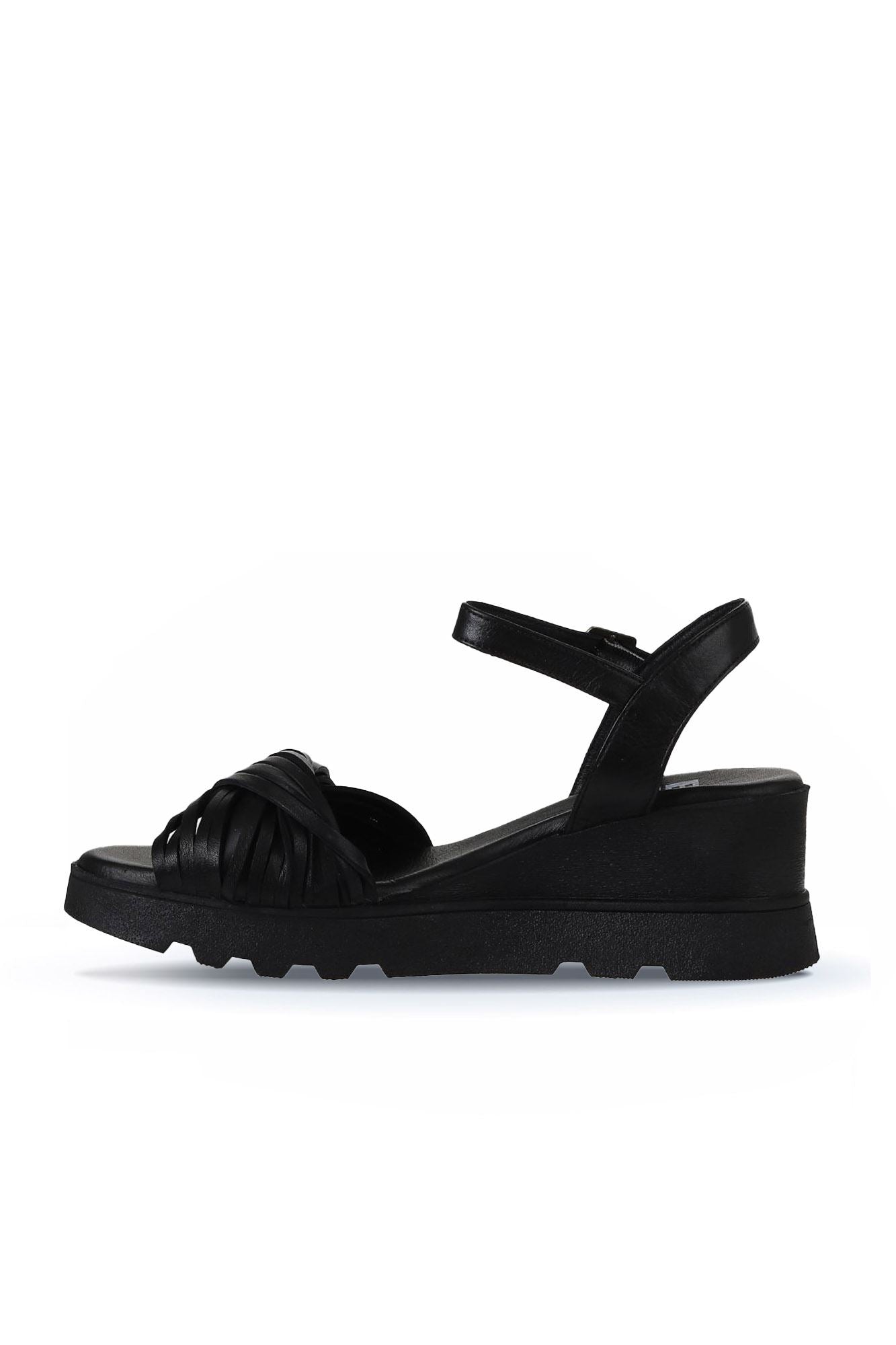 Bueno Women's Leather Wedge Sandal