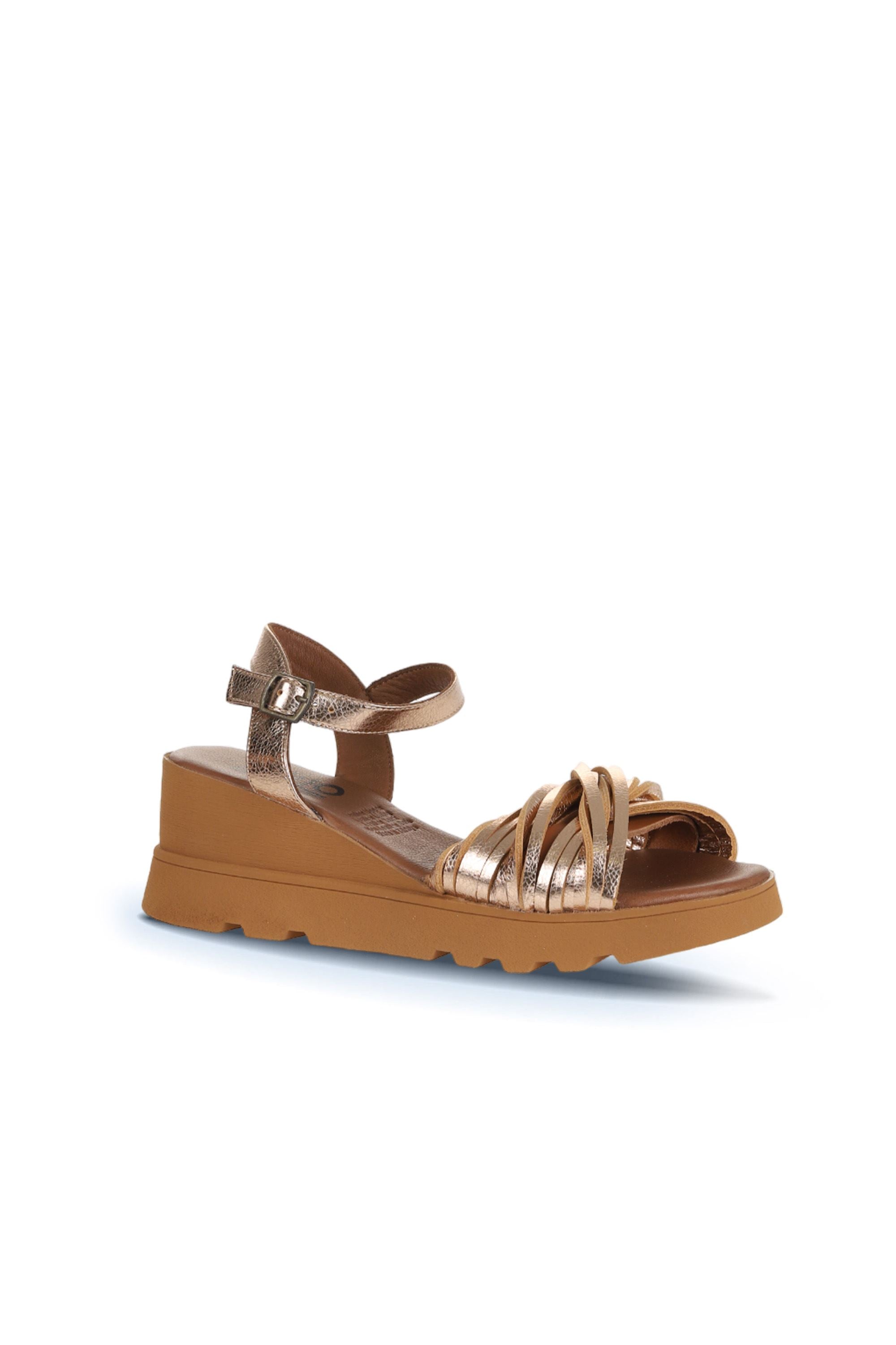 Bueno Women's Leather Wedge Sandal