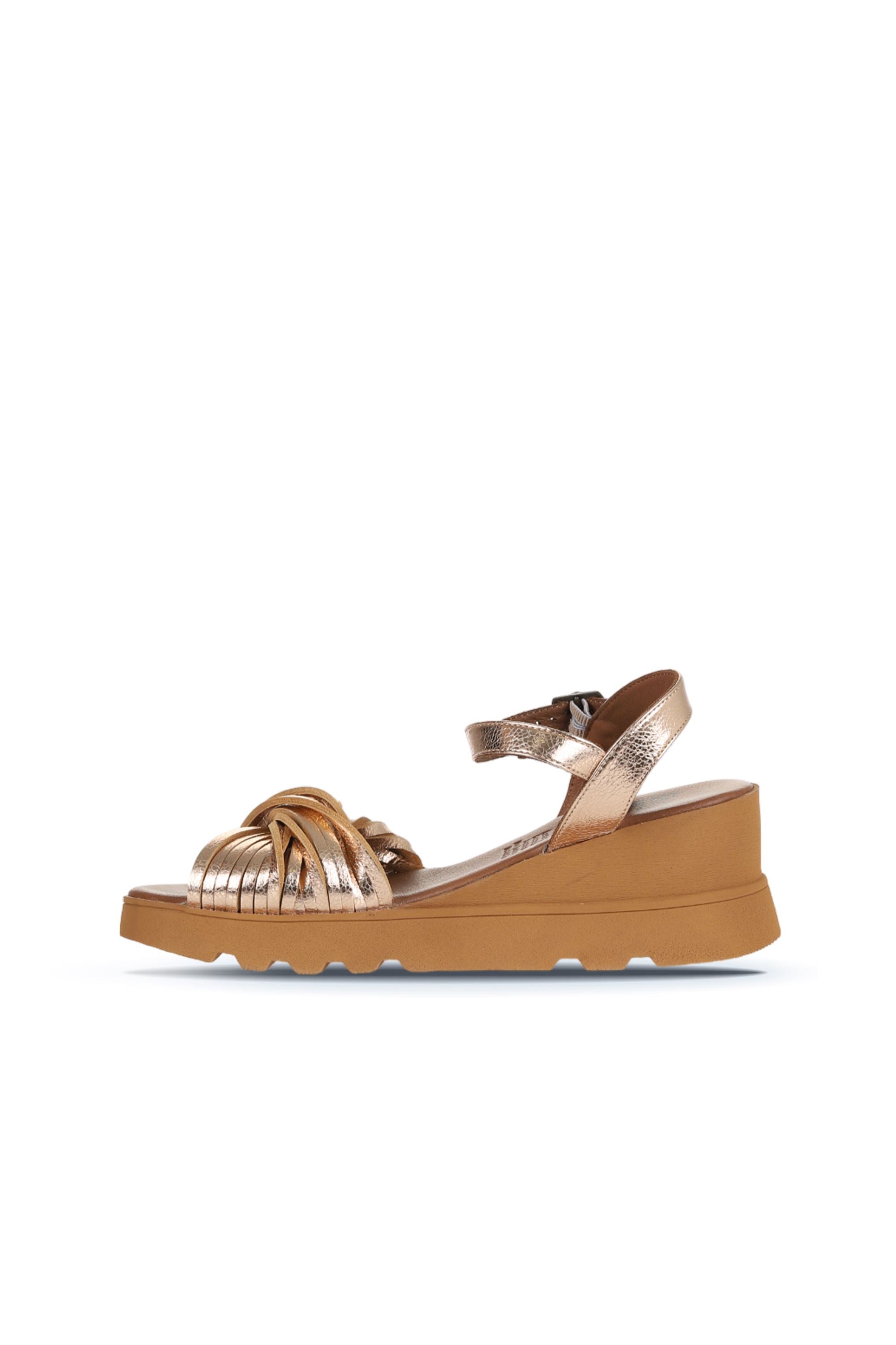 Bueno Women's Leather Wedge Sandal