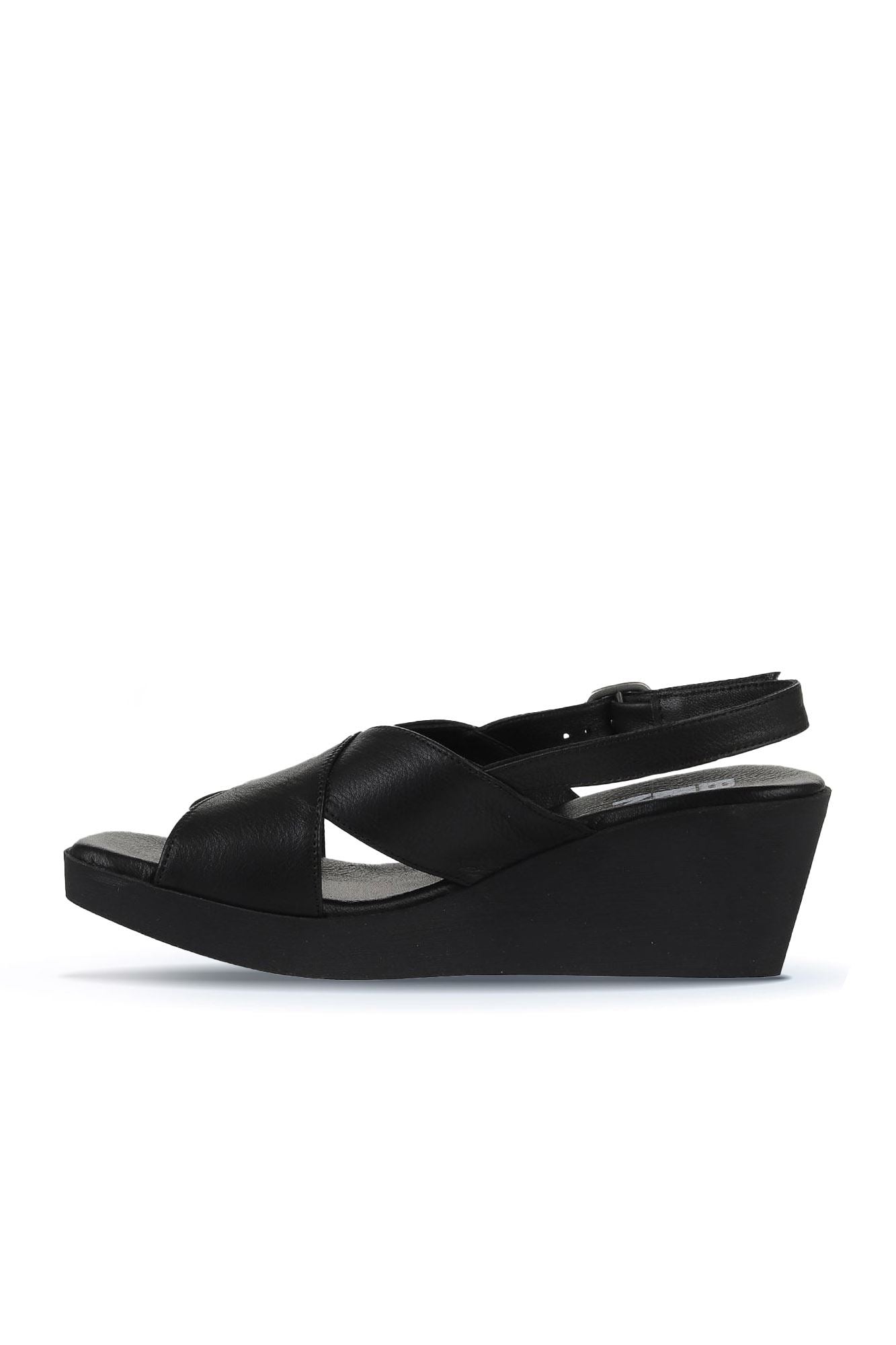 Bueno Women's Leather Wedge Sandal