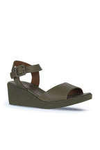 Bueno Women's Leather Wedge Sandal