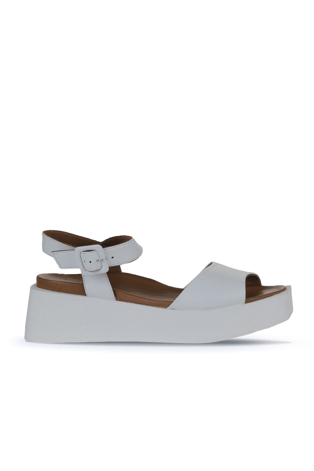 Bueno Women's Leather Flat Sandal