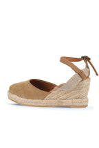 Bueno 's Nubuck Wedge Sandal in navy suede