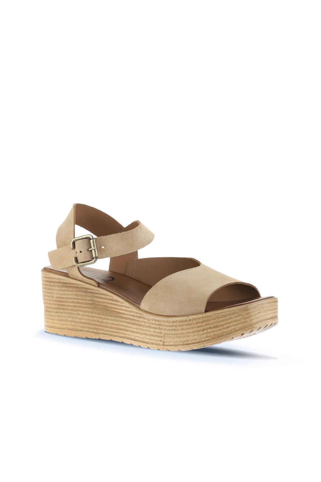 Bueno Women's Leather Wedge Sandal
