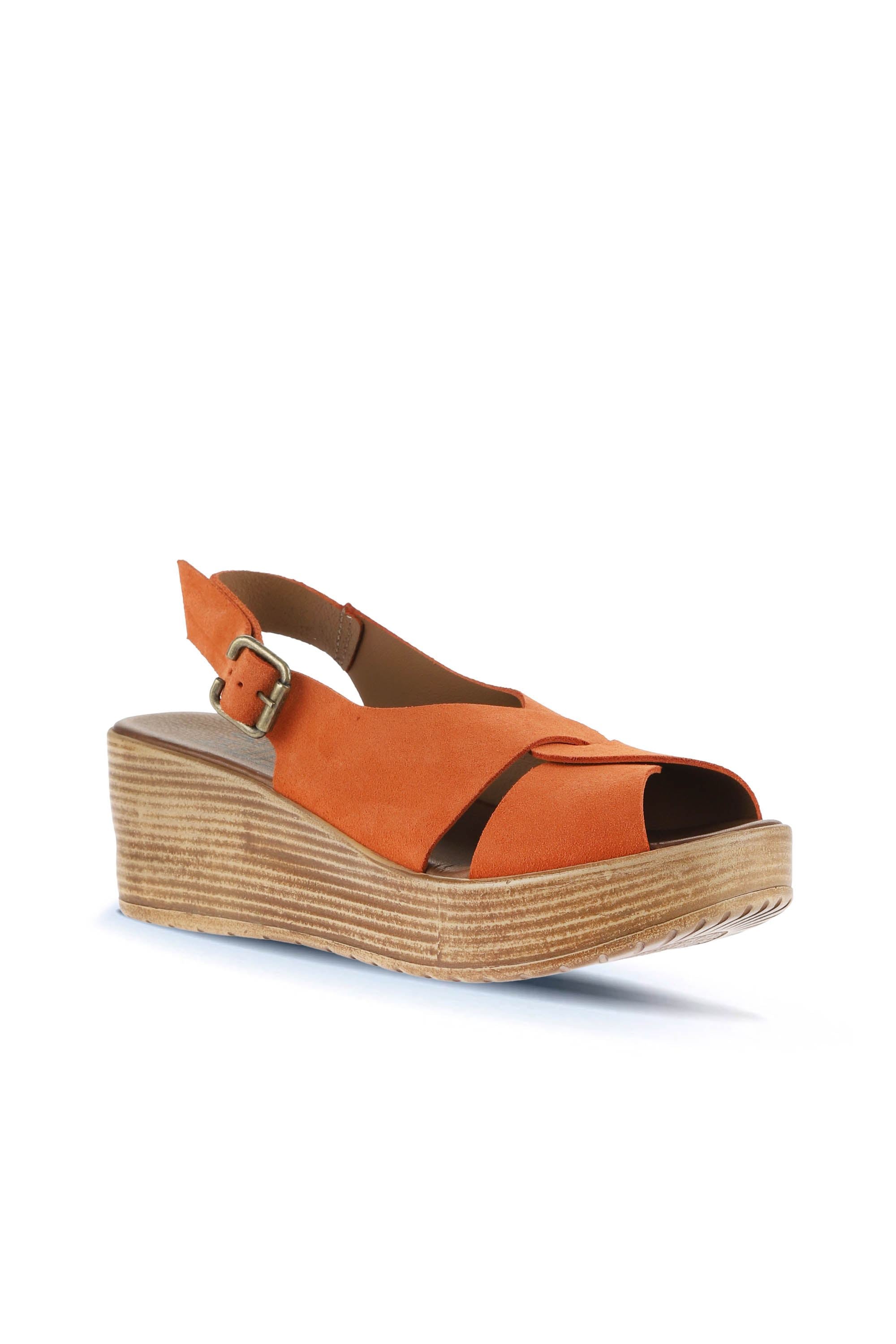 Bueno Women's Leather Wedge Sandal