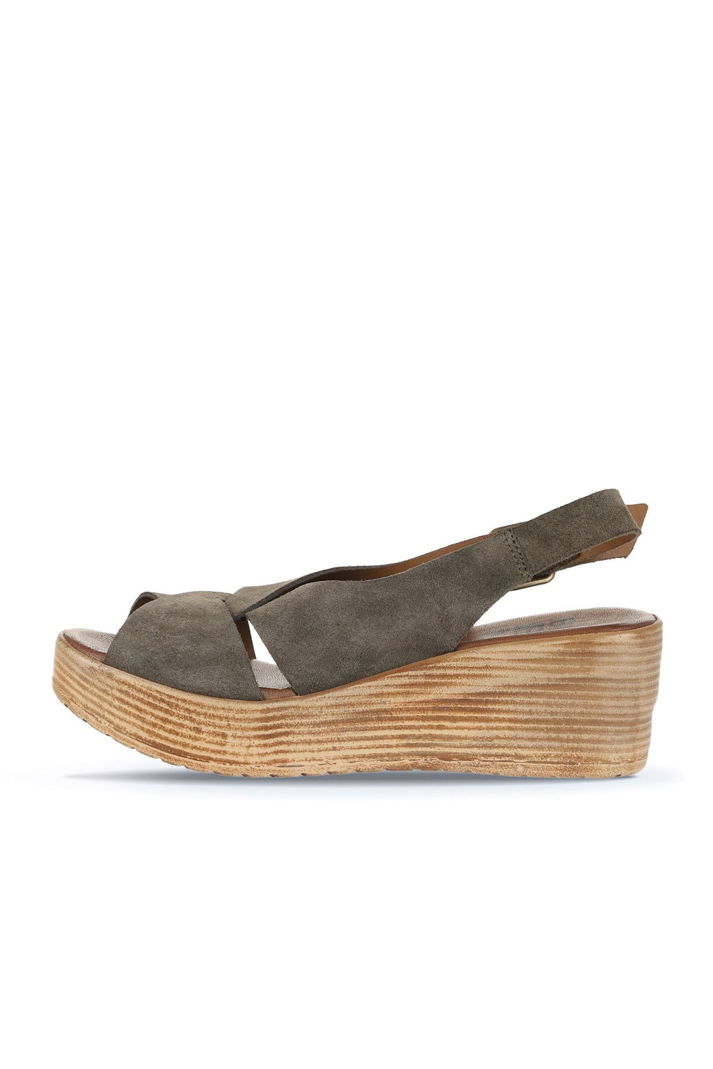 Bueno Women's Leather Wedge Sandal