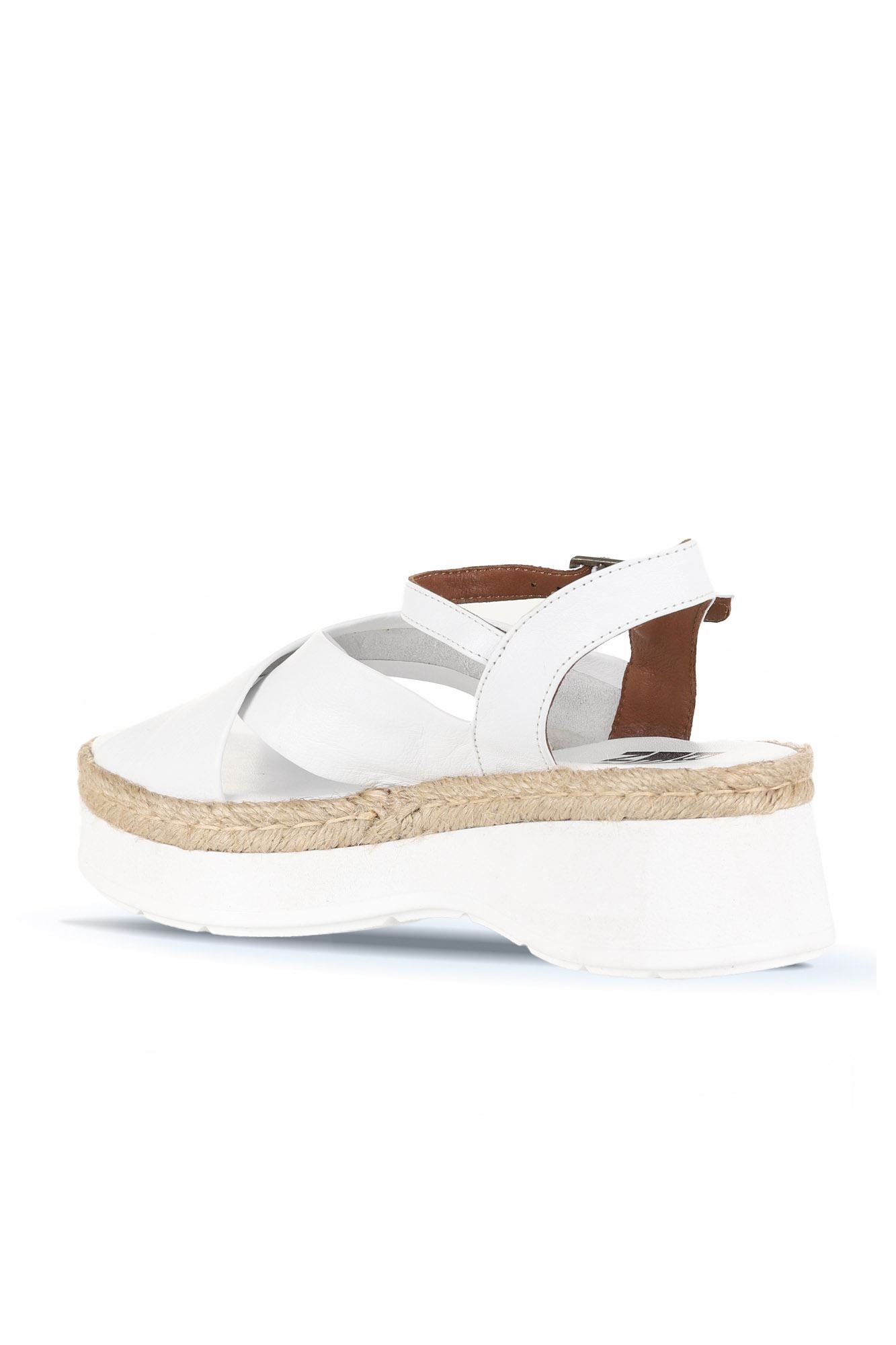Bueno Women's Leather Wedge Sandal