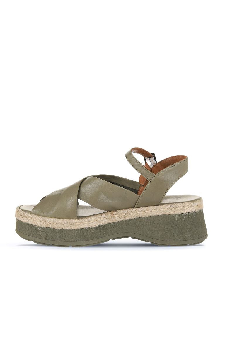 Bueno Women's Leather Wedge Sandal