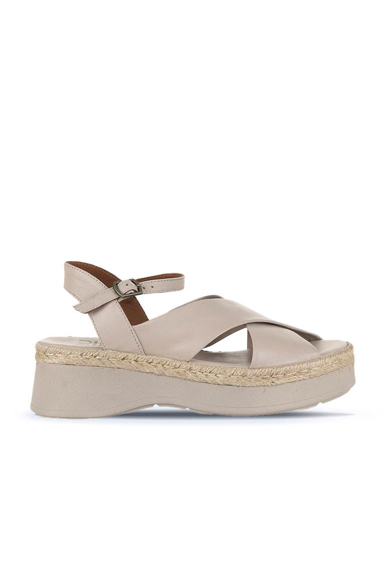 Bueno Women's Leather Wedge Sandal