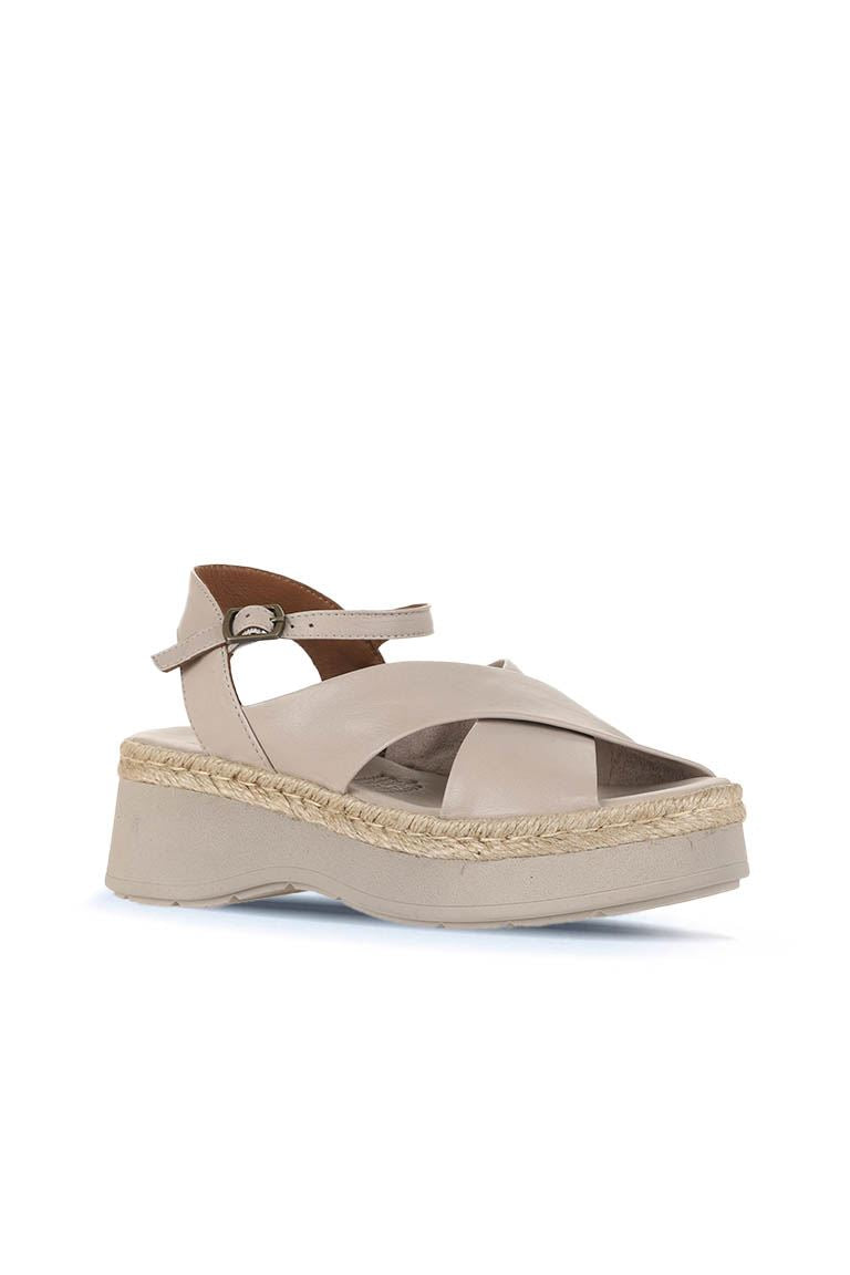 Bueno Women's Leather Wedge Sandal