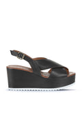Bueno Women's Leather Wedge Sandal