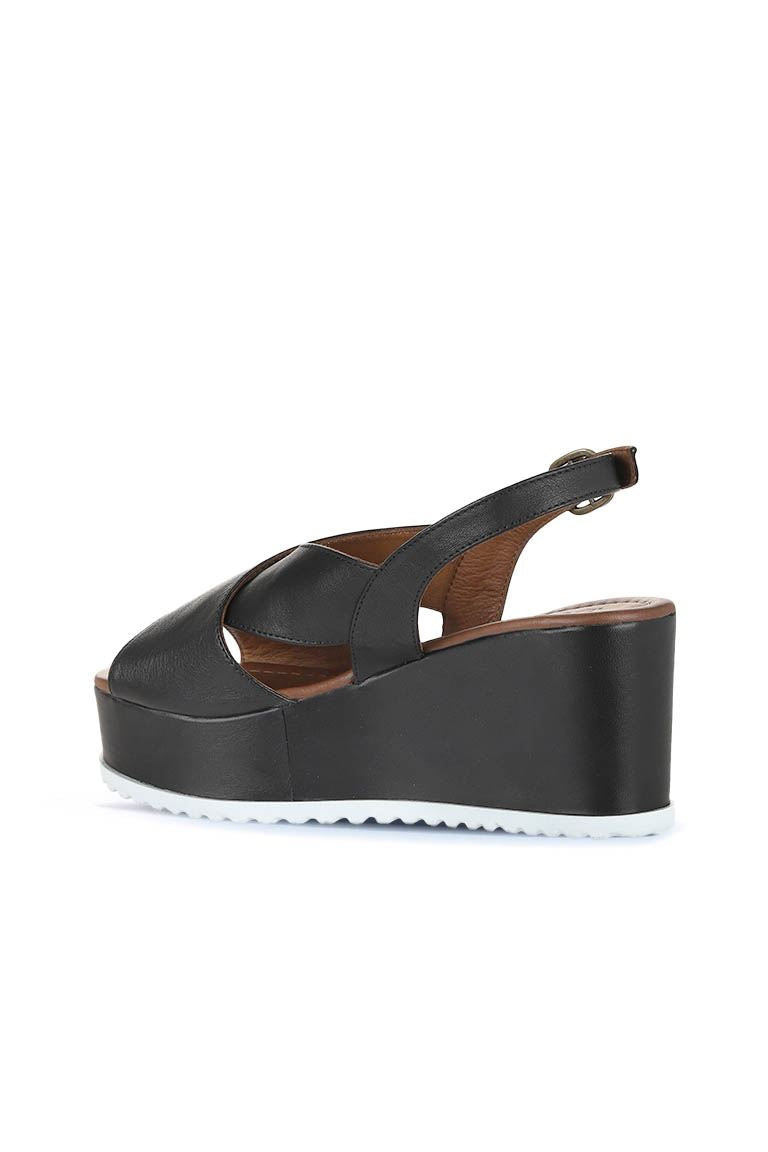 Bueno Women's Leather Wedge Sandal