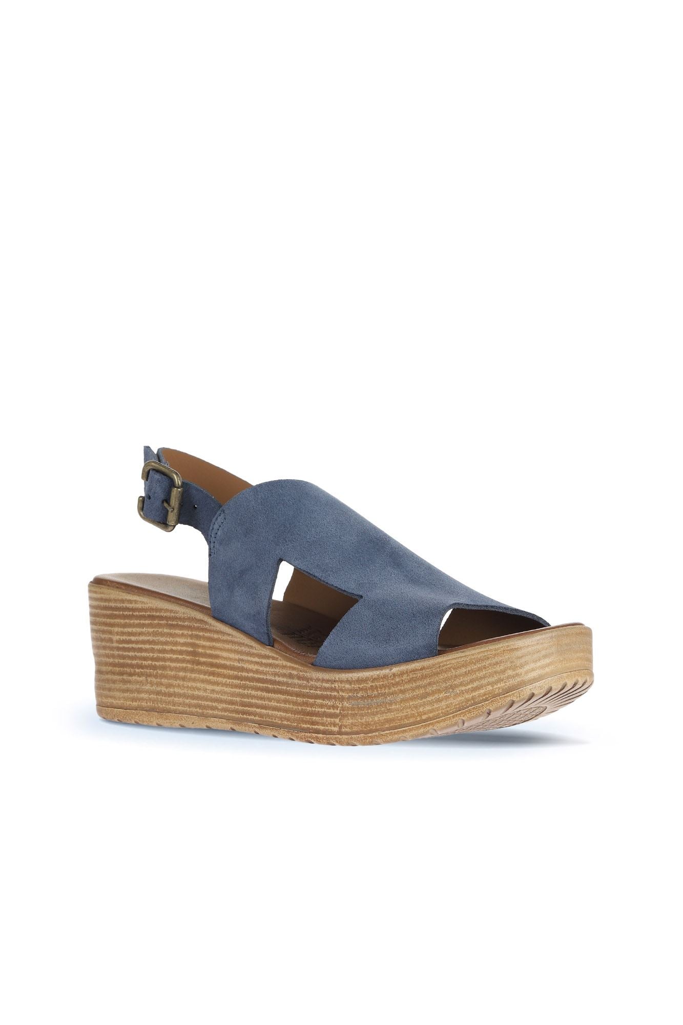 Bueno Women's Leather Wedge Sandal