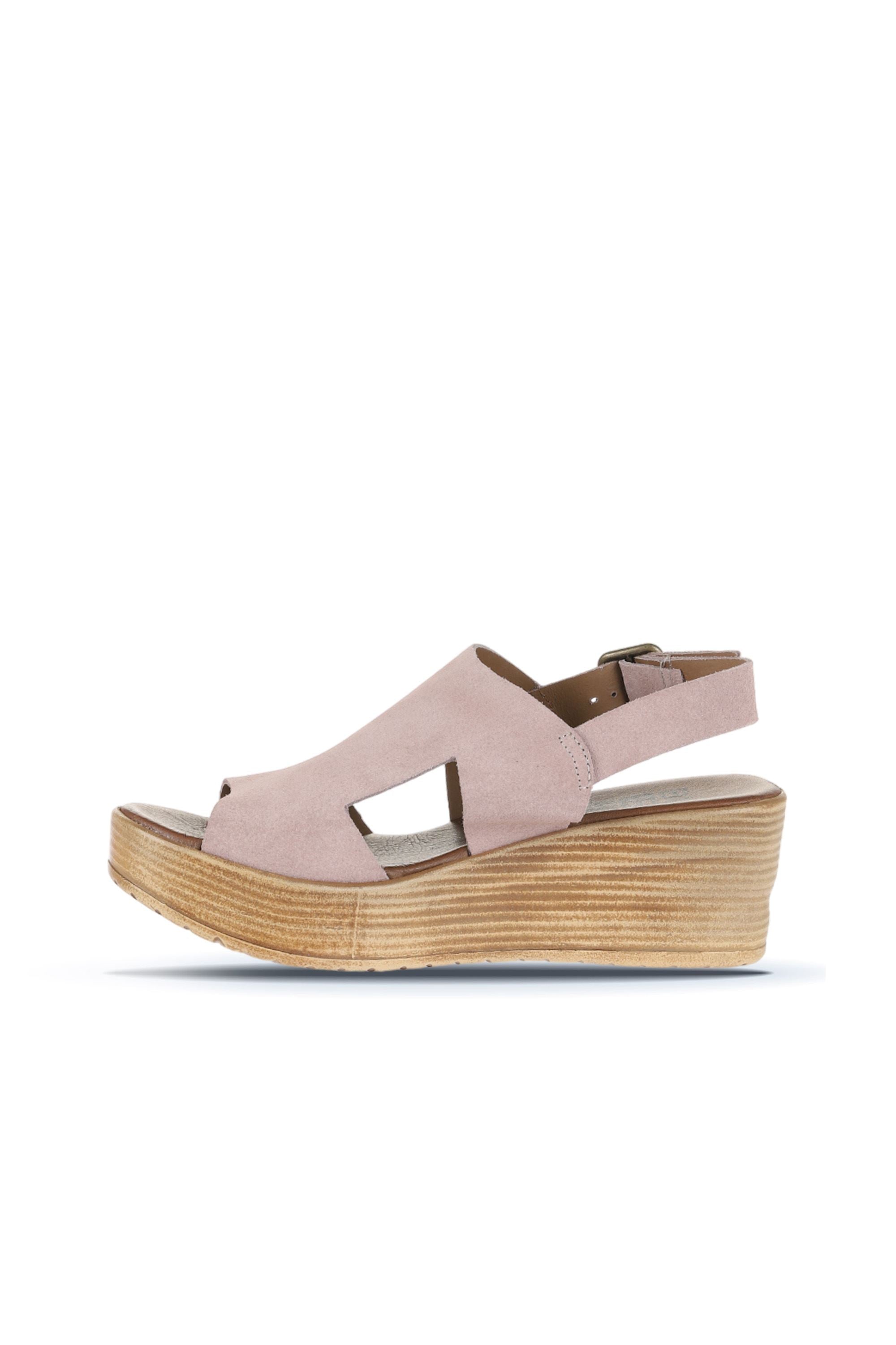 Bueno Women's Leather Wedge Sandal