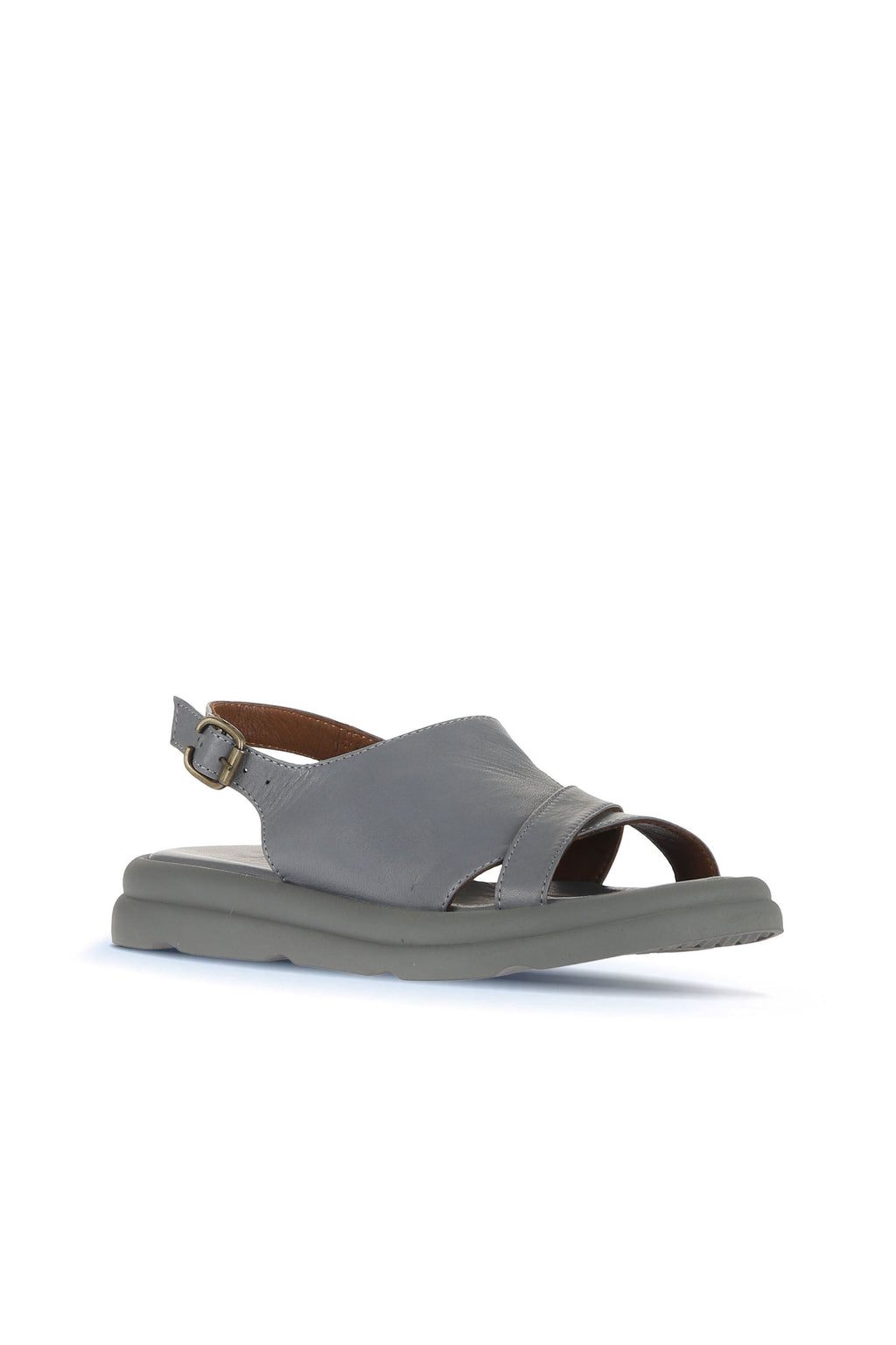 Bueno Women's Leather Flat Sandal