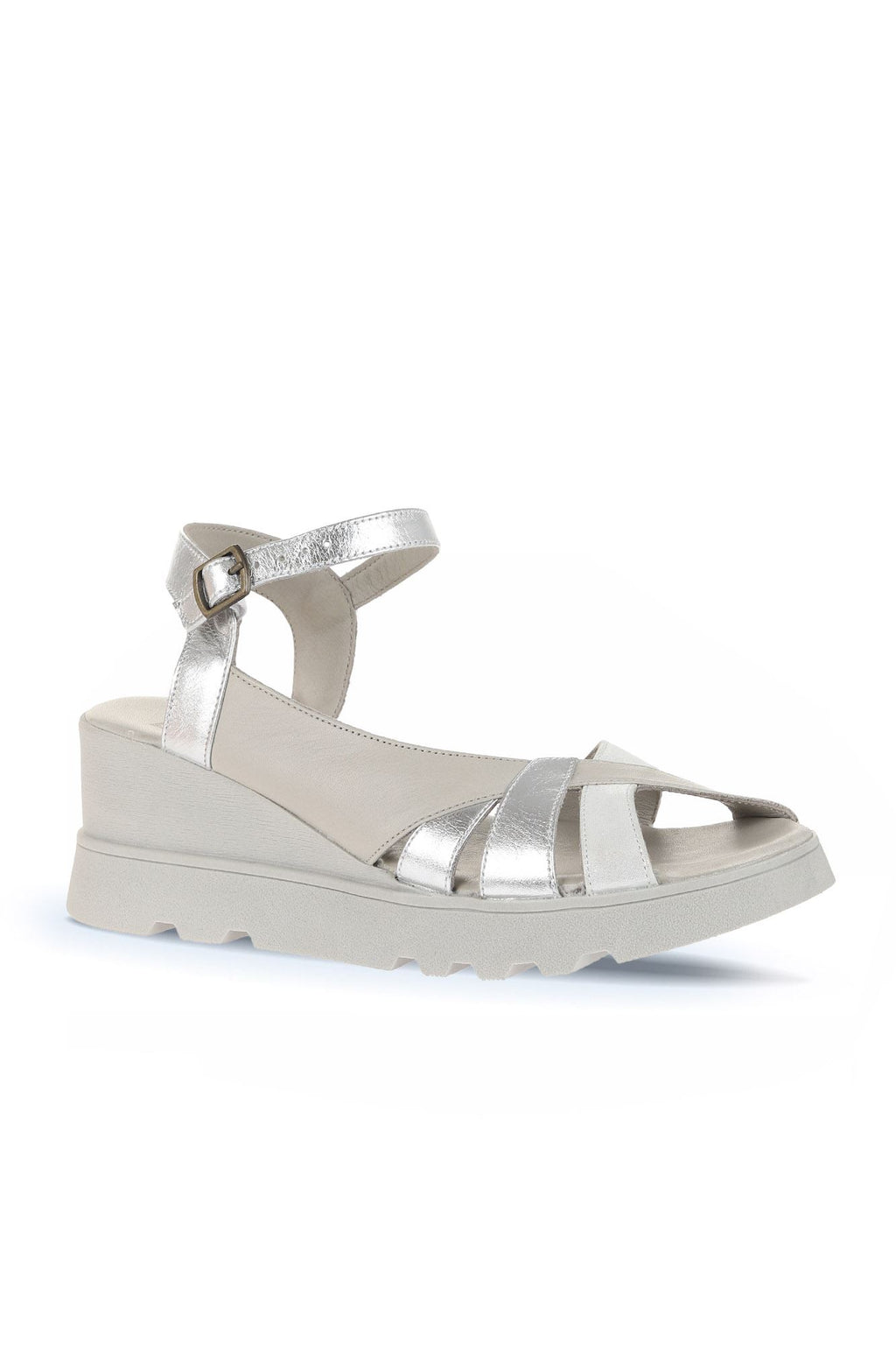 Bueno Women's Leather Wedge Sandal