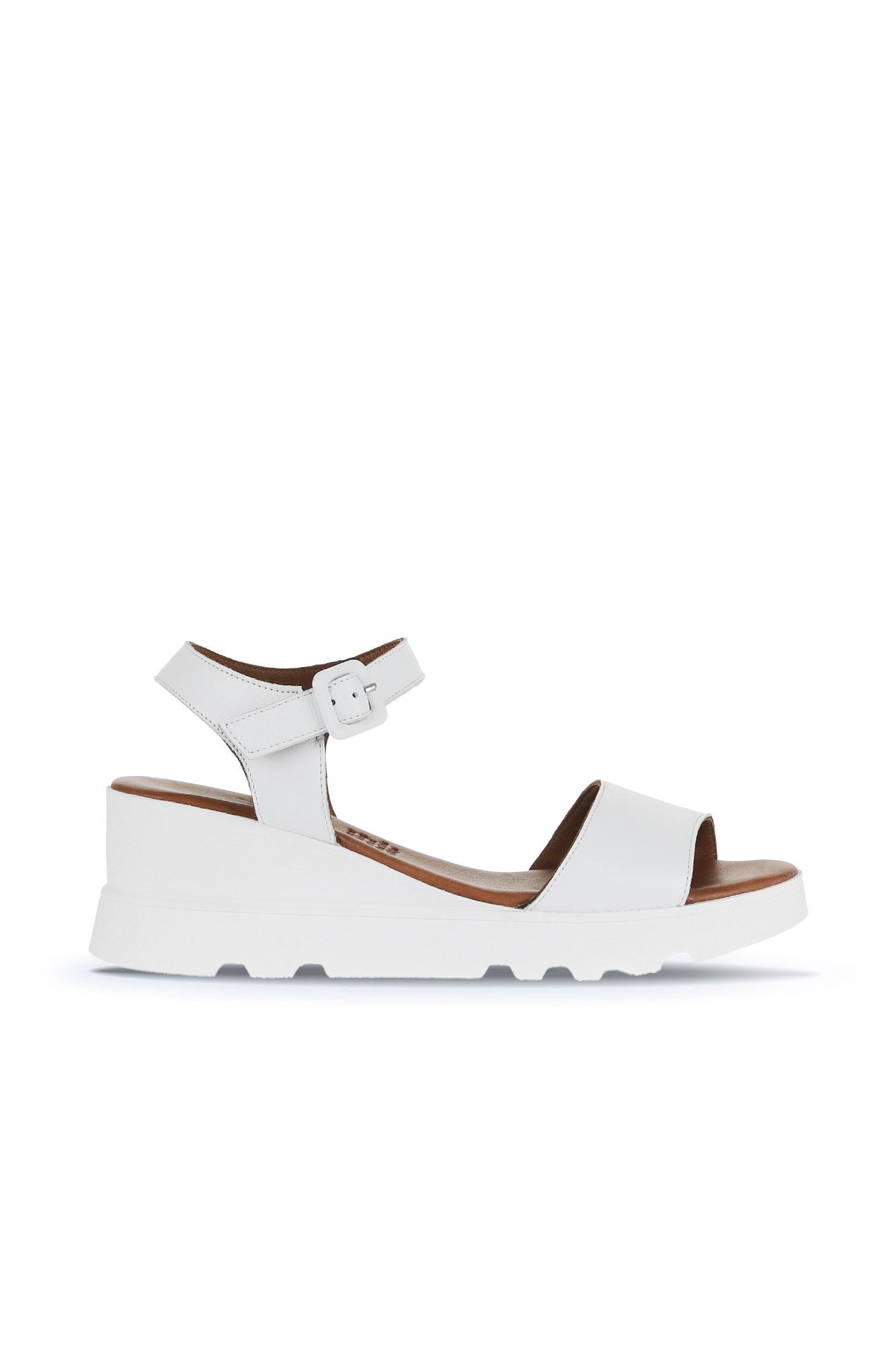 Bueno Women's Leather Wedge Sandal