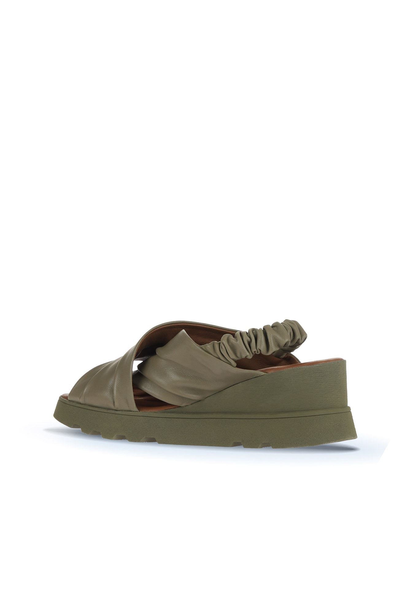 Bueno Women's Leather Wedge Sandal