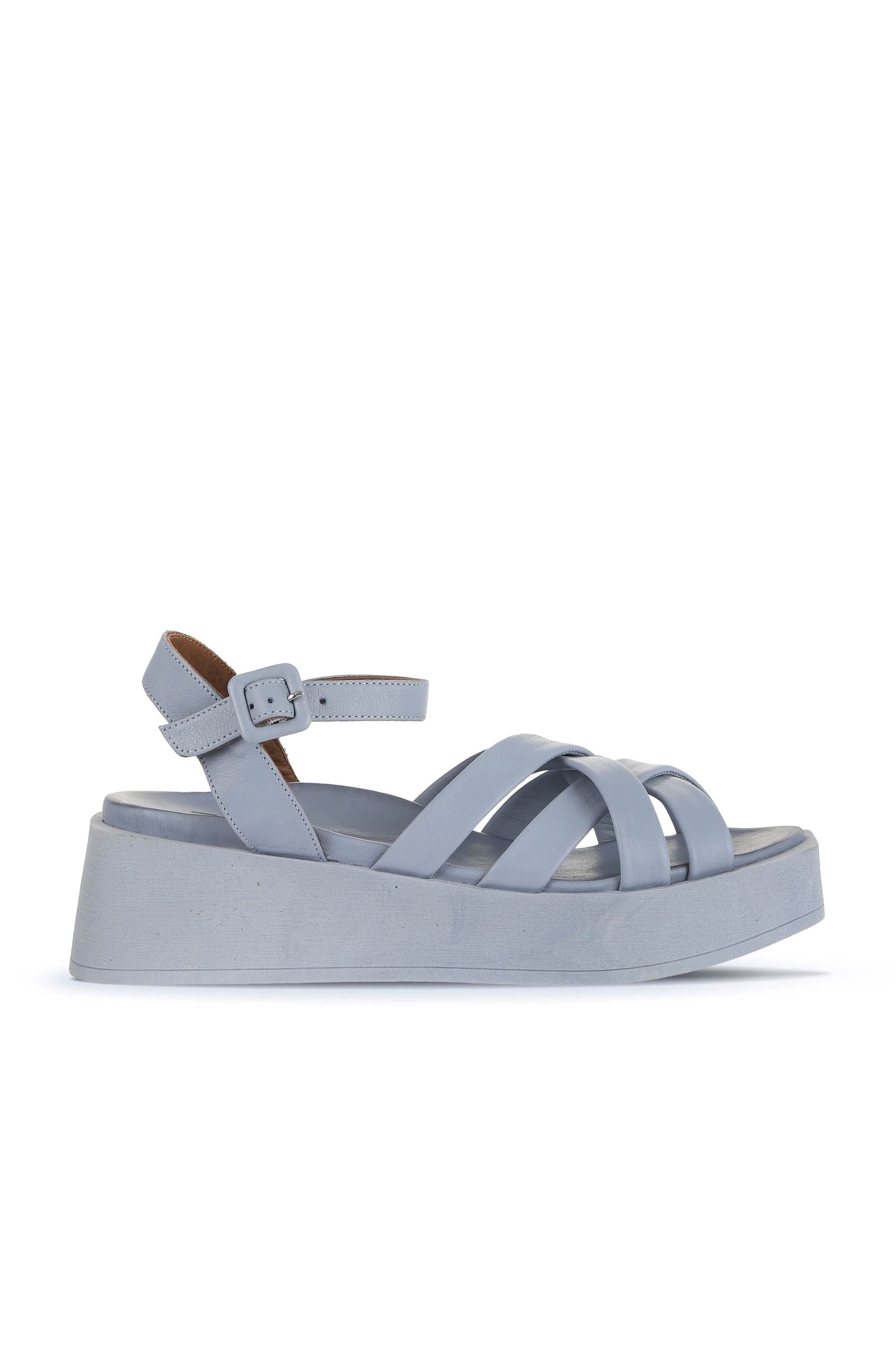 Bueno Women's Leather Wedge Sandal