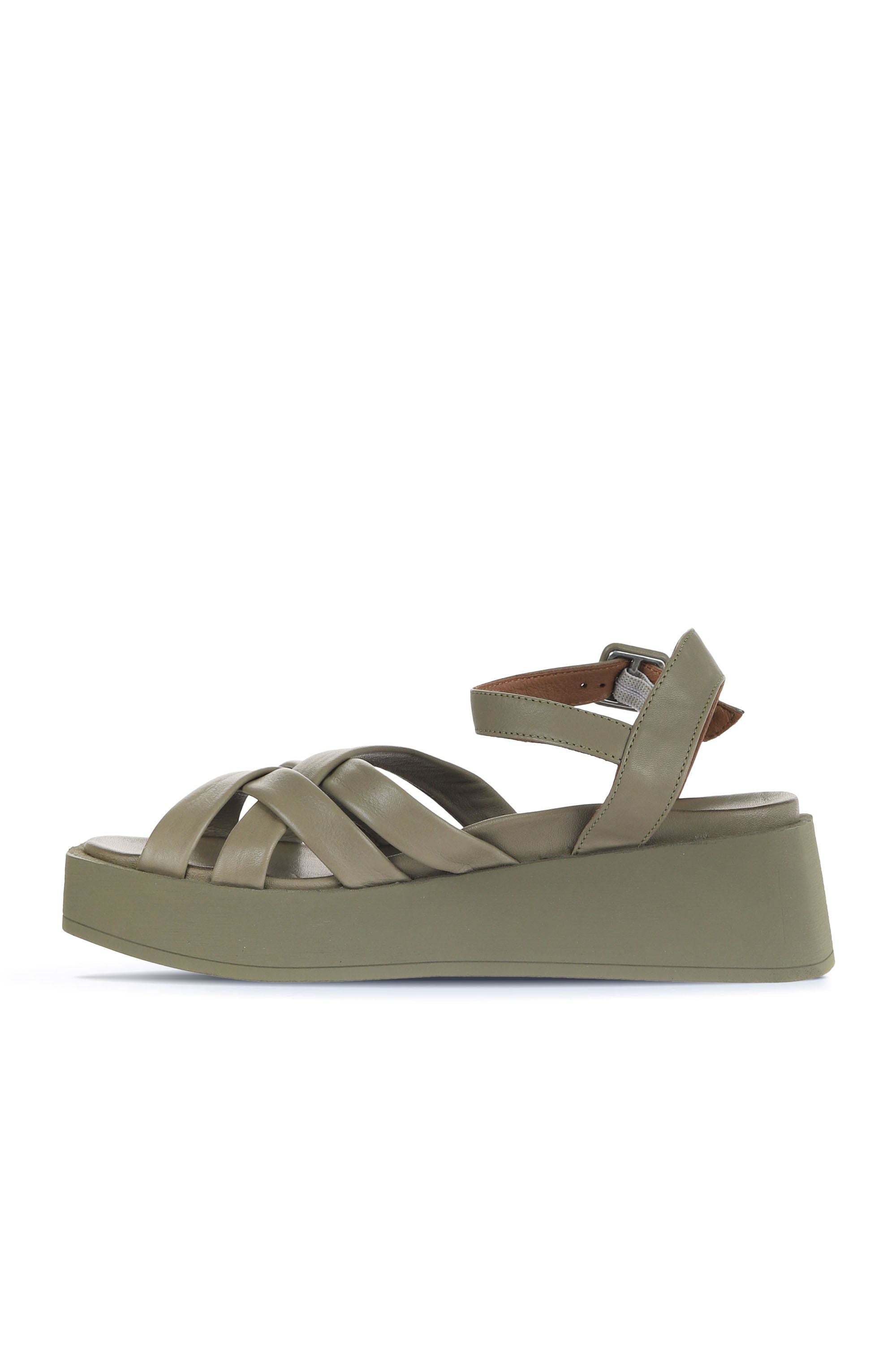 Bueno Women's Leather Wedge Sandal