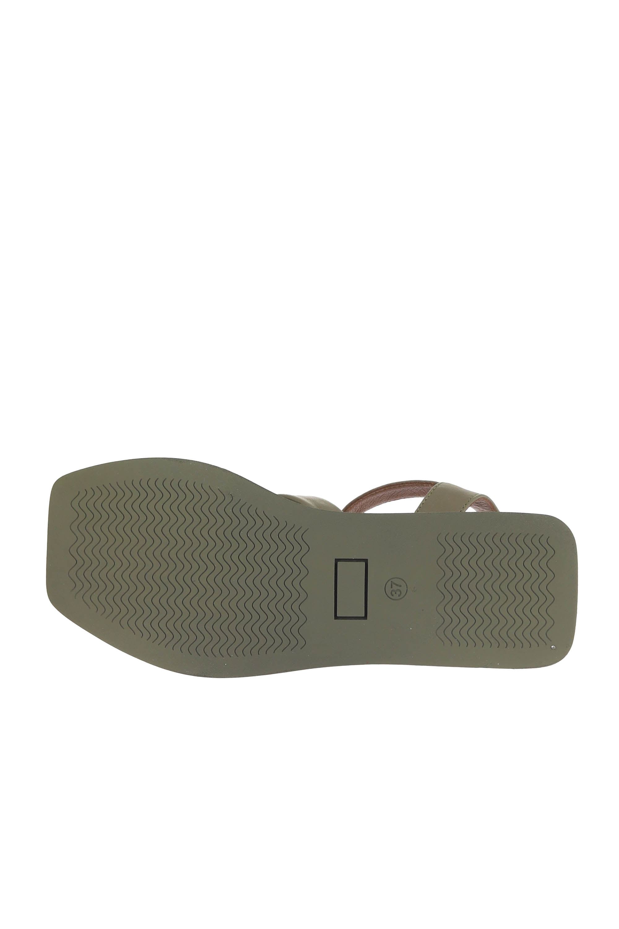 Bueno Women's Leather Wedge Sandal