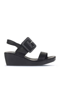 Bueno Women's Leather Wedge Sandal