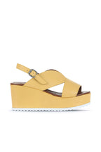 Bueno Women's Leather Wedge Sandal